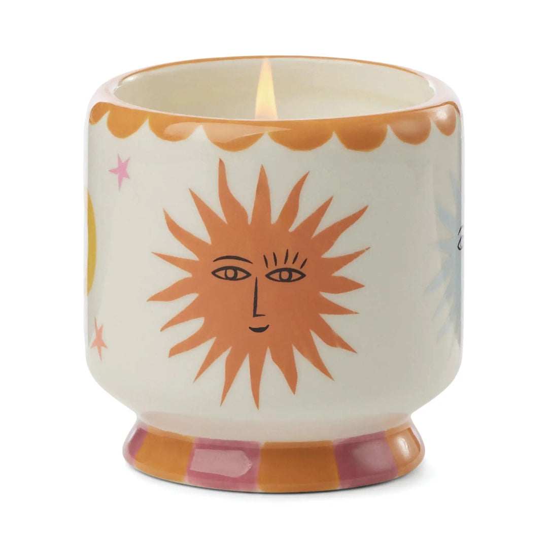 Paddywax A Dopo 8oz Handpainted Ceramic Candle Orange Blossom | Merchants Homewares