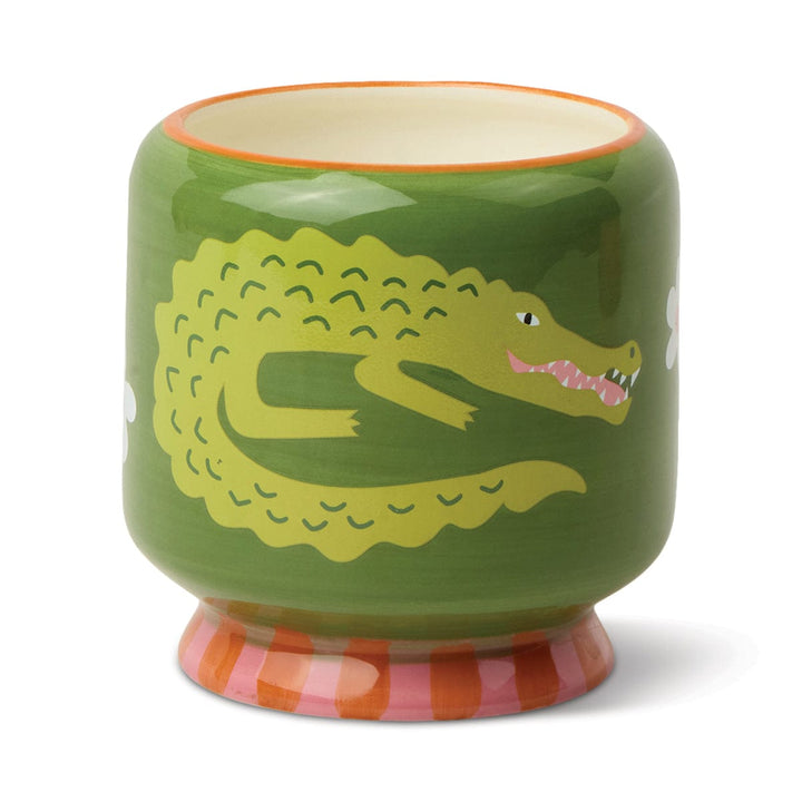 Paddywax A Dopo 8oz Handpainted Ceramic Candle Prickly Pear | Merchants Homewares