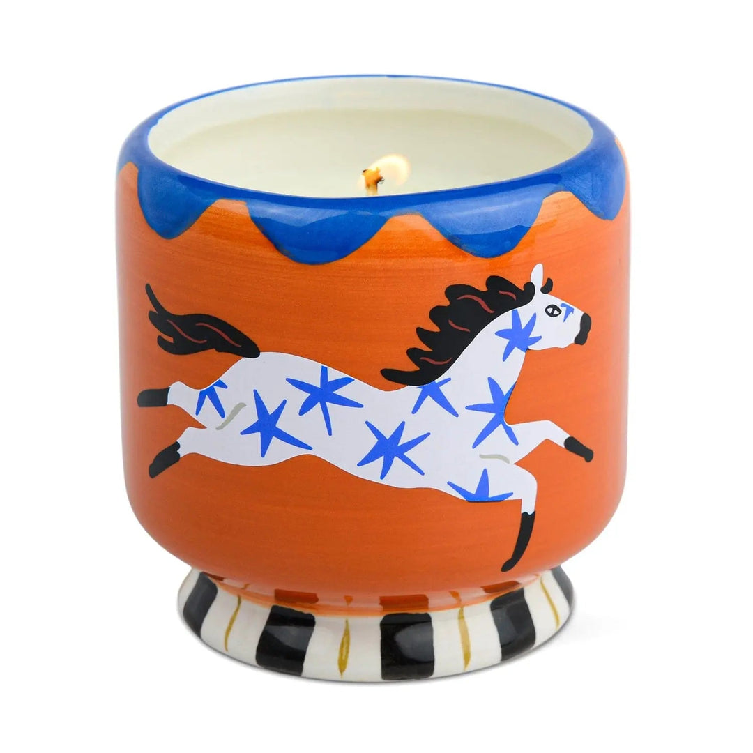 Paddywax A Dopo 8oz Handpainted Ceramic Candle Sienna Sunset | Merchants Homewares