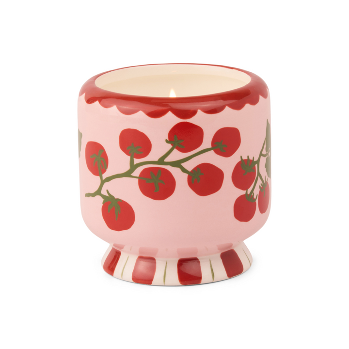 Paddywax A Dopo 8oz Handpainted Ceramic Candle Tomato Vine | Merchants Homewares