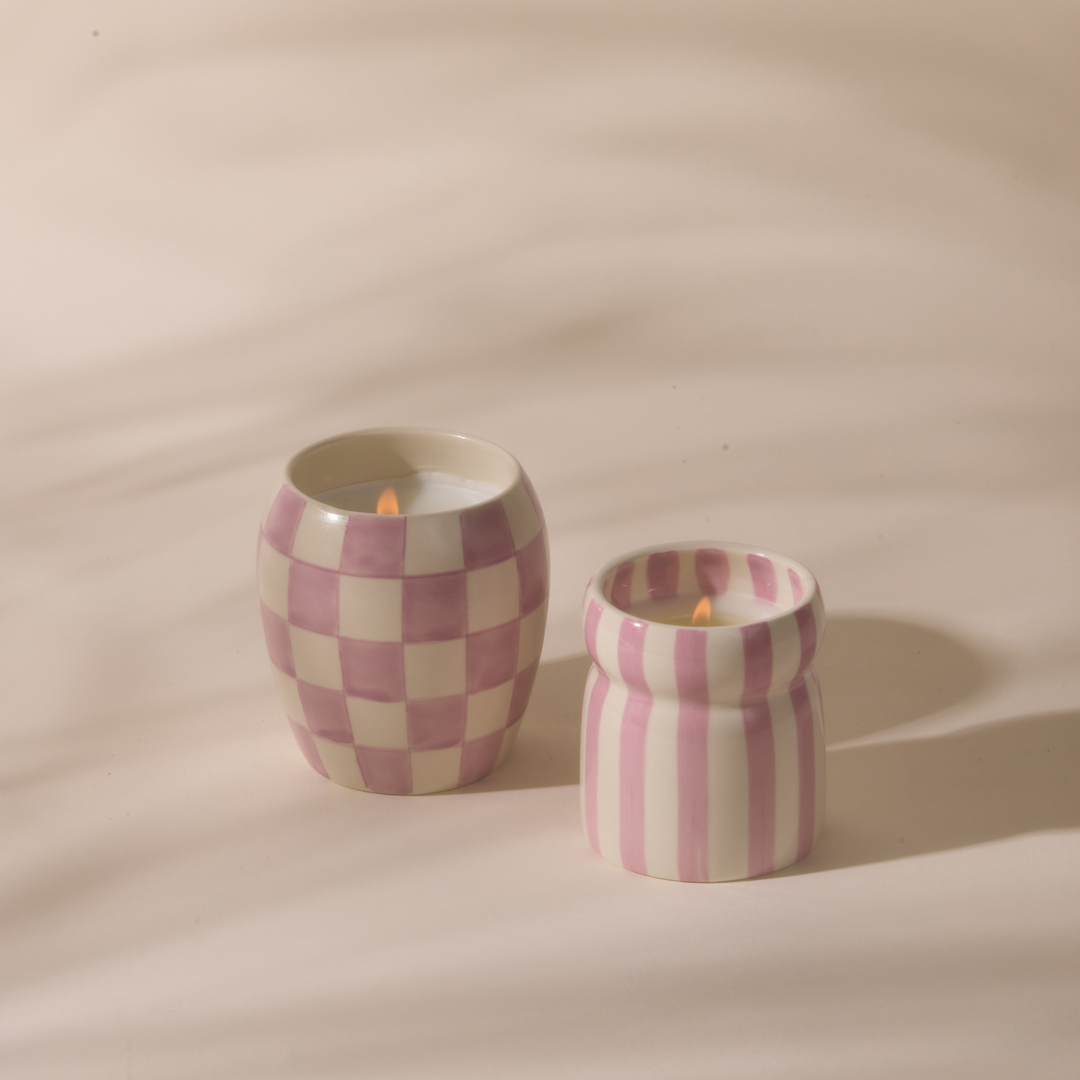 Paddywax Cabana Ceramic Candle Grecian Sand Lifestyle | Merchants Homewares