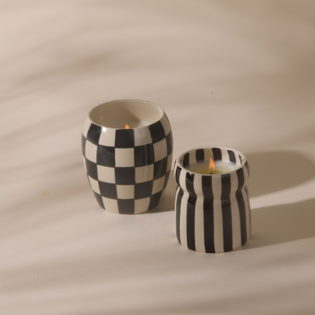 Paddywax Cabana Ceramic Candle Lava Stone Lifestyle | Merchants Homewares