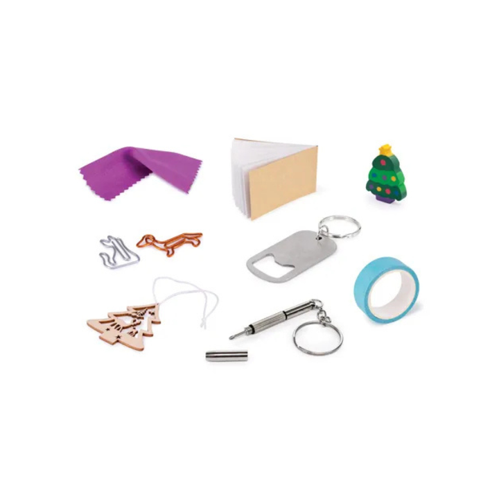Paperie Deluxe Crackers Snowy Tree (8) Contents | Merchants Homewares