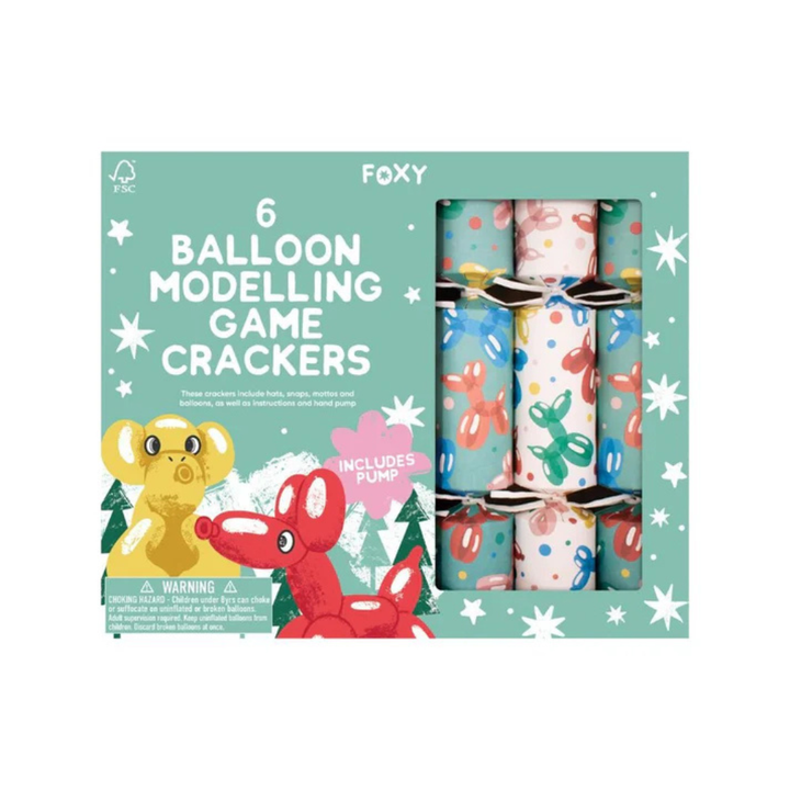 Paperie Novelty Crackers Balloon Modelling (6) | Merchants Homewares