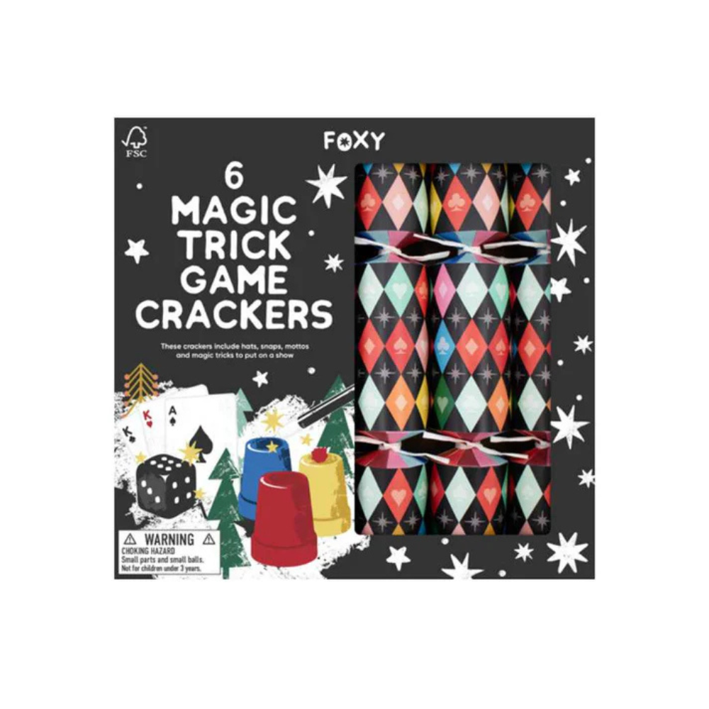 Paperie Novelty Crackers Magic Trick Game (6) | Merchants Homewares