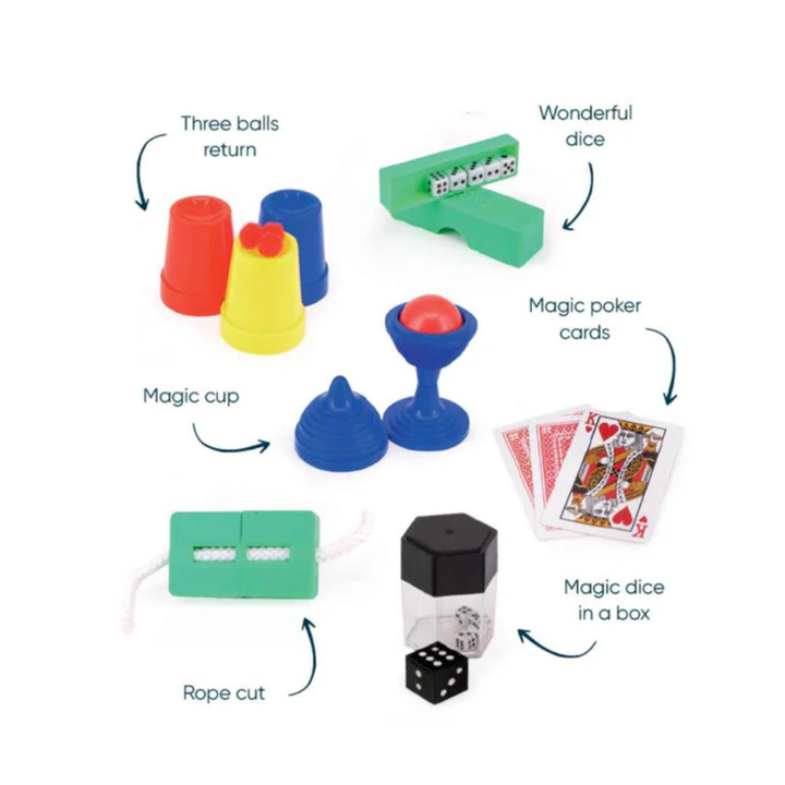 Paperie Novelty Crackers Magic Trick Game (6) Contents | Merchants Homewares