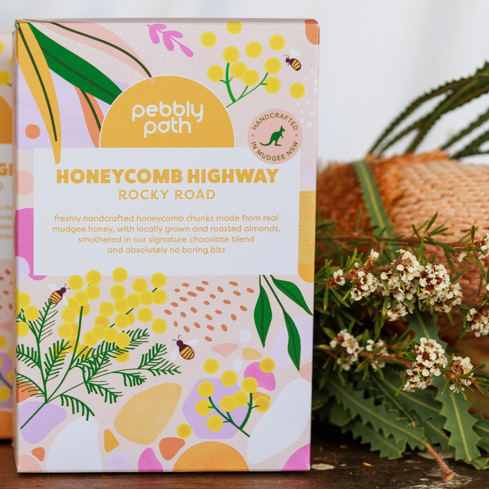 Pebbly Path Rocky Road Honeycomb Highway Packaged | Merchants Homewares