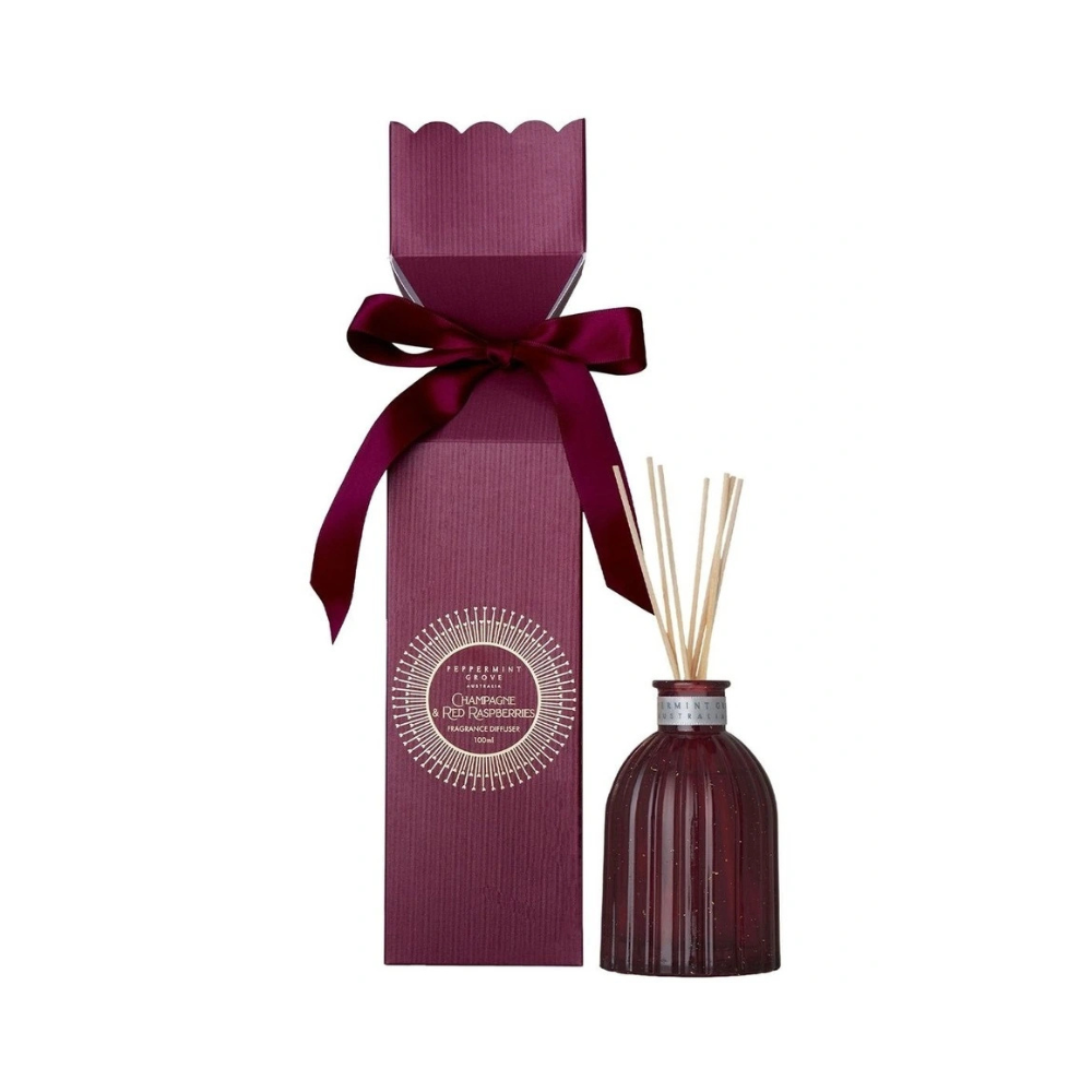 Peppermint Grove Champagne & Red Raspberries Mini Diffuser Bon-Bon 100ml | Merchants Homewares