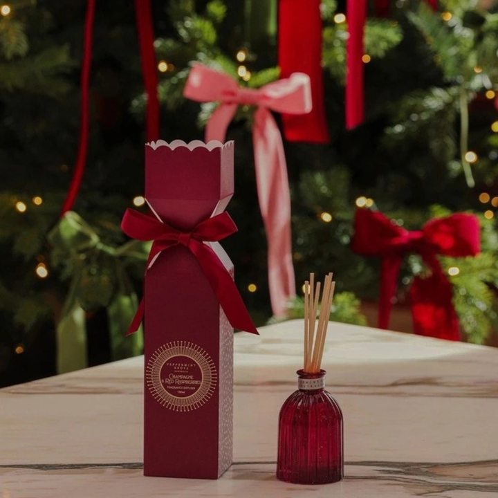 Peppermint Grove Champagne & Red Raspberries Mini Diffuser Bon-Bon 100ml Lifestyle | Merchants Homewares