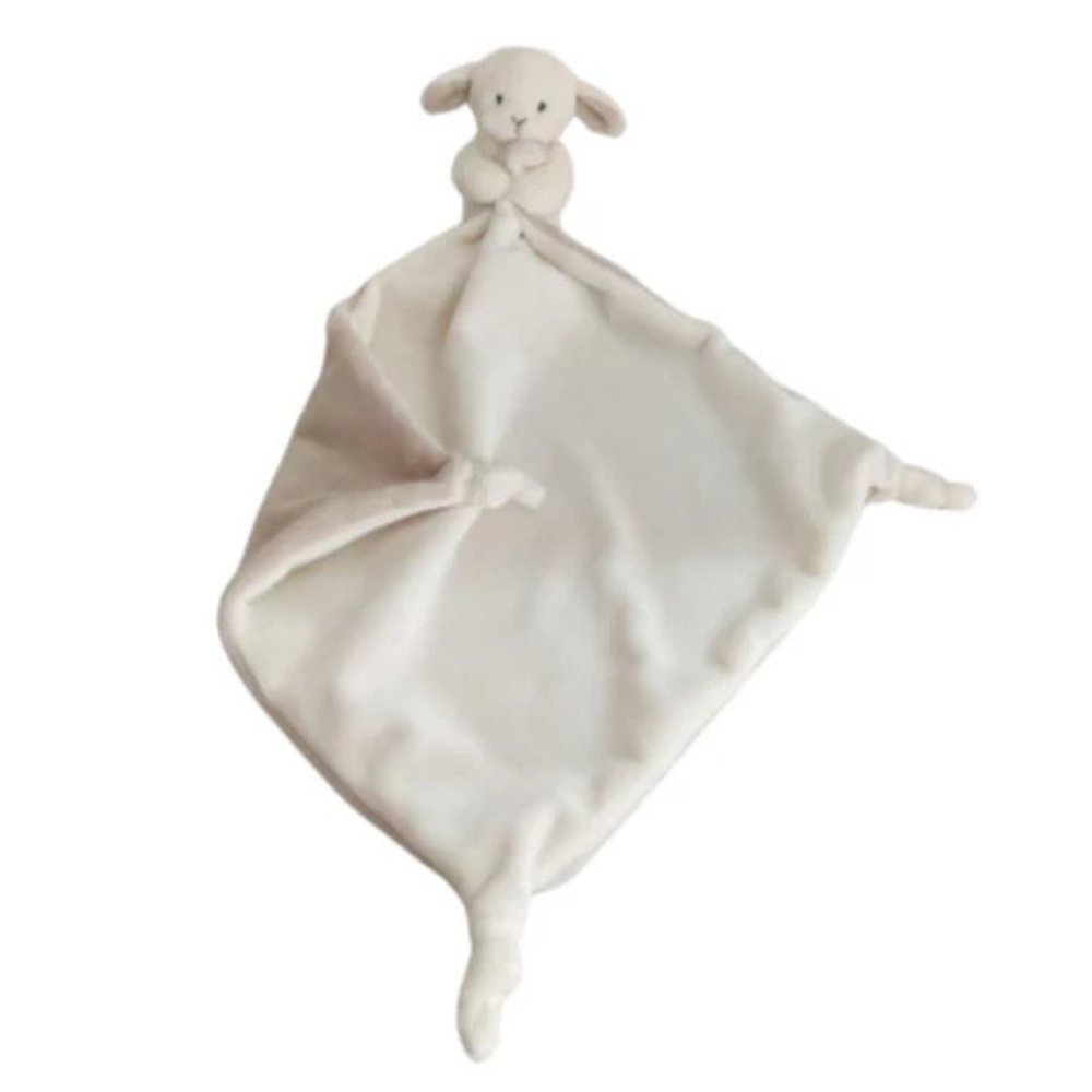 Petite Vous Lulu The Lamb Mini Toy & Comfort Blanket | Merchants Homewares