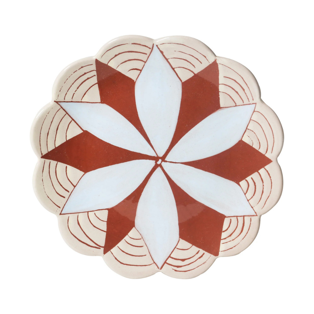 Robert Gordon Geo Plate June's Daisy Collection | Merchants Homewares