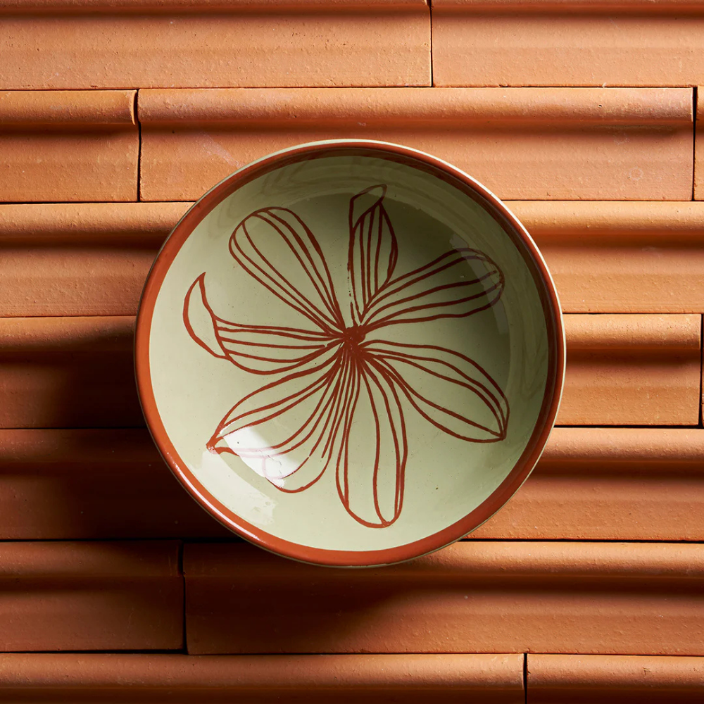 Robert Gordon Pear Bowl June's Daisy Collection Lifestyle | Merchants Homewares