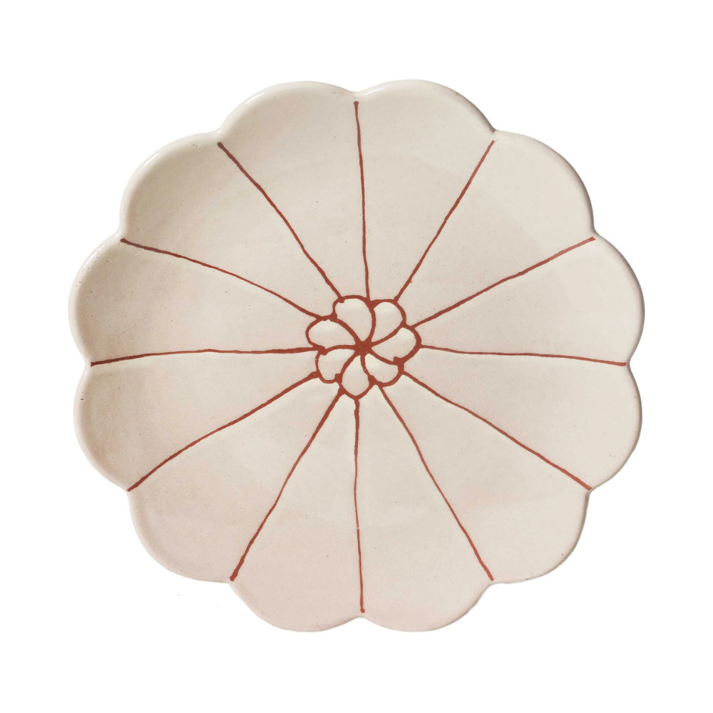  Robert Gordon Spinning Flower Plate June's Daisy Collection | Merchants Homewares