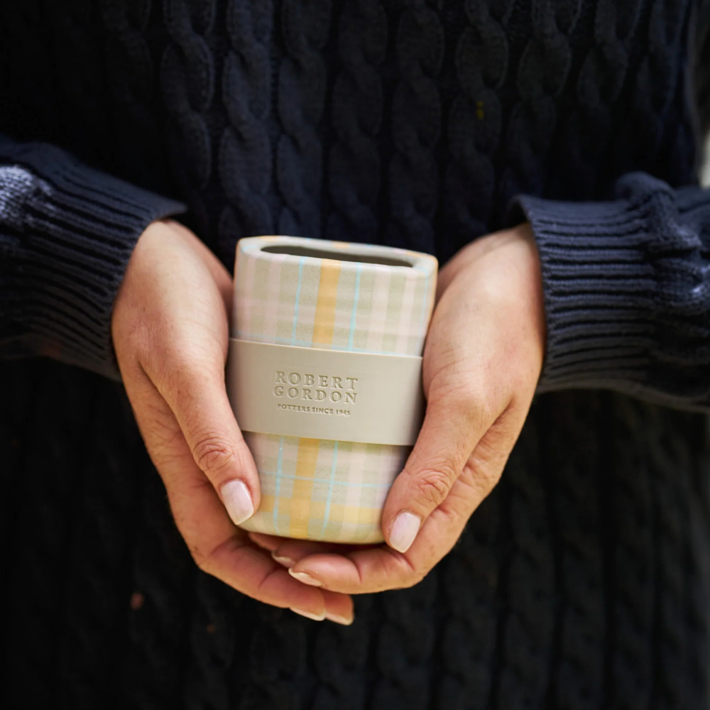 Robert Gordon Travel Cup w Silicone Band Neon Lifestyle | Merchants Homewares