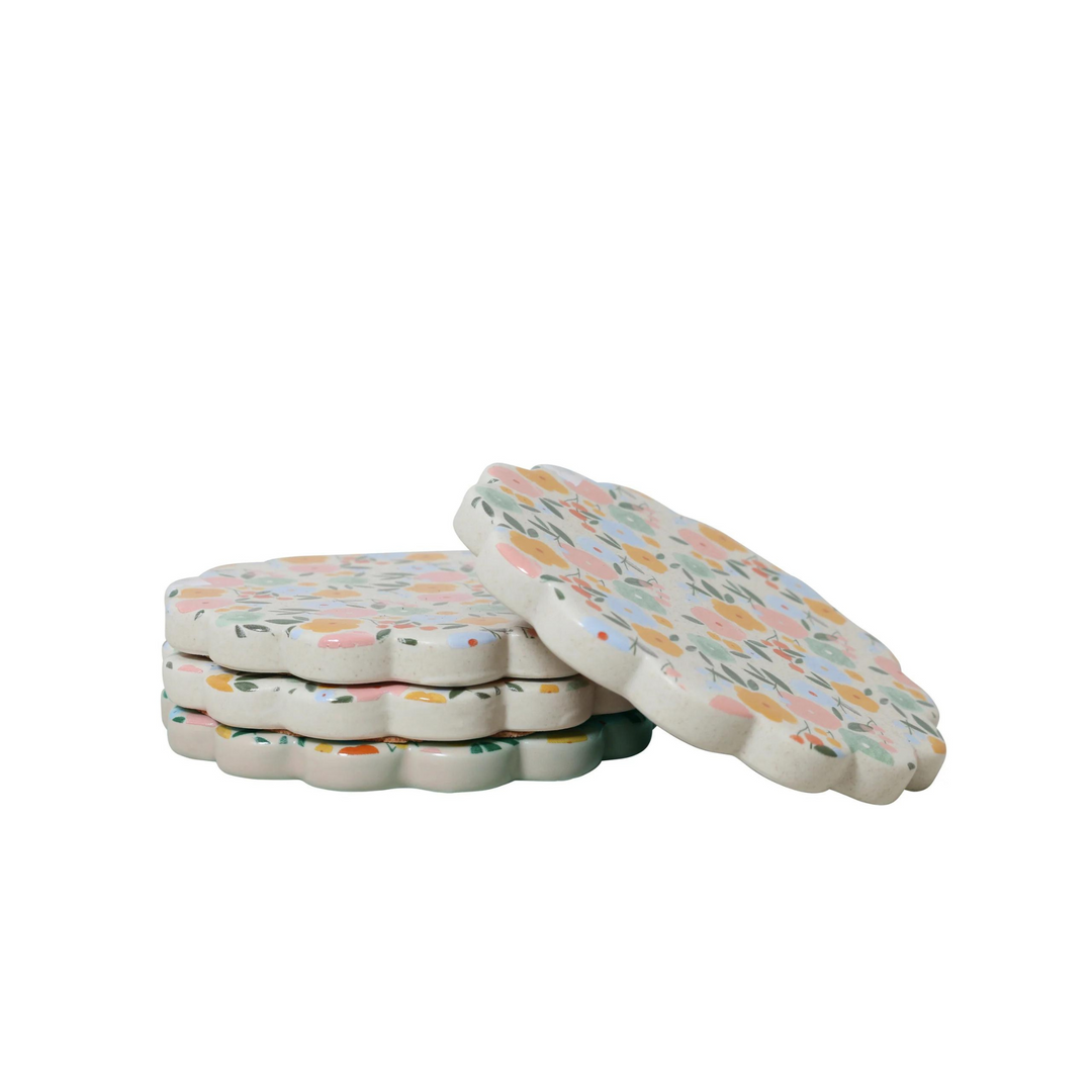Robert Gordon Flower Market Coasters Set Of 4 | Merchants Homewares