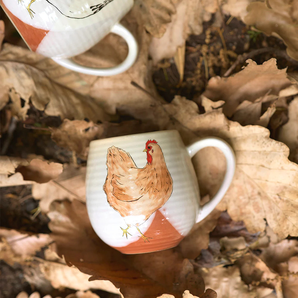 Robert Gordon Hug Me Mug Jen Rga X Emogens Chickens Lifestyle | Merchants Homewares