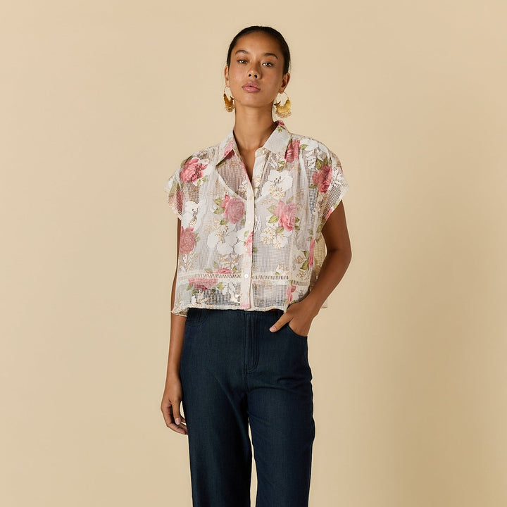 Rubyyaya Rose Shirt Lifestyle | Merchants Homewares
