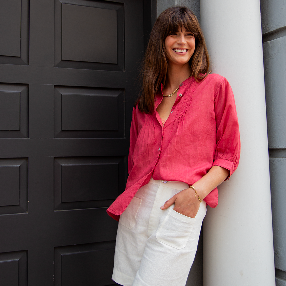 Scandi & Co Amelia Shirt Red Lifestyle | Merchants Homewares
