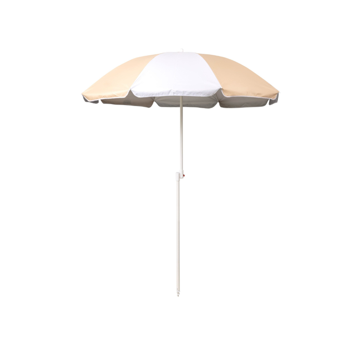 Shelta Australia Noosa 180cm Beach Umbrella Peach White | Merchants Homewares