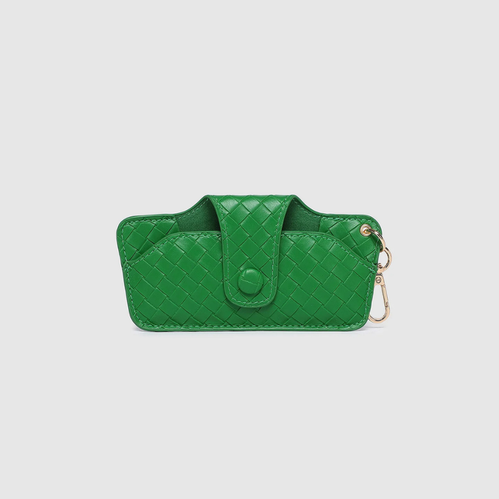 Skittle Sunglass Case Woven Green | Merchant Homewares 