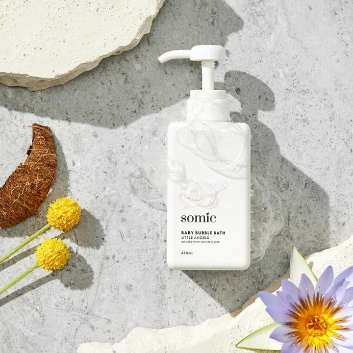 Somic Little Angels Baby Bubble Bath 450ml | Merchants Homewares