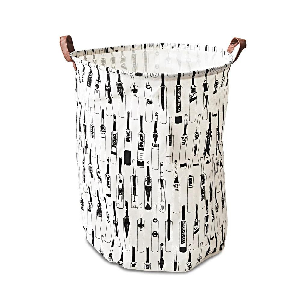 Sporting Nation Vintage Bat Canvas Laundry Hamper | Merchants Homewares