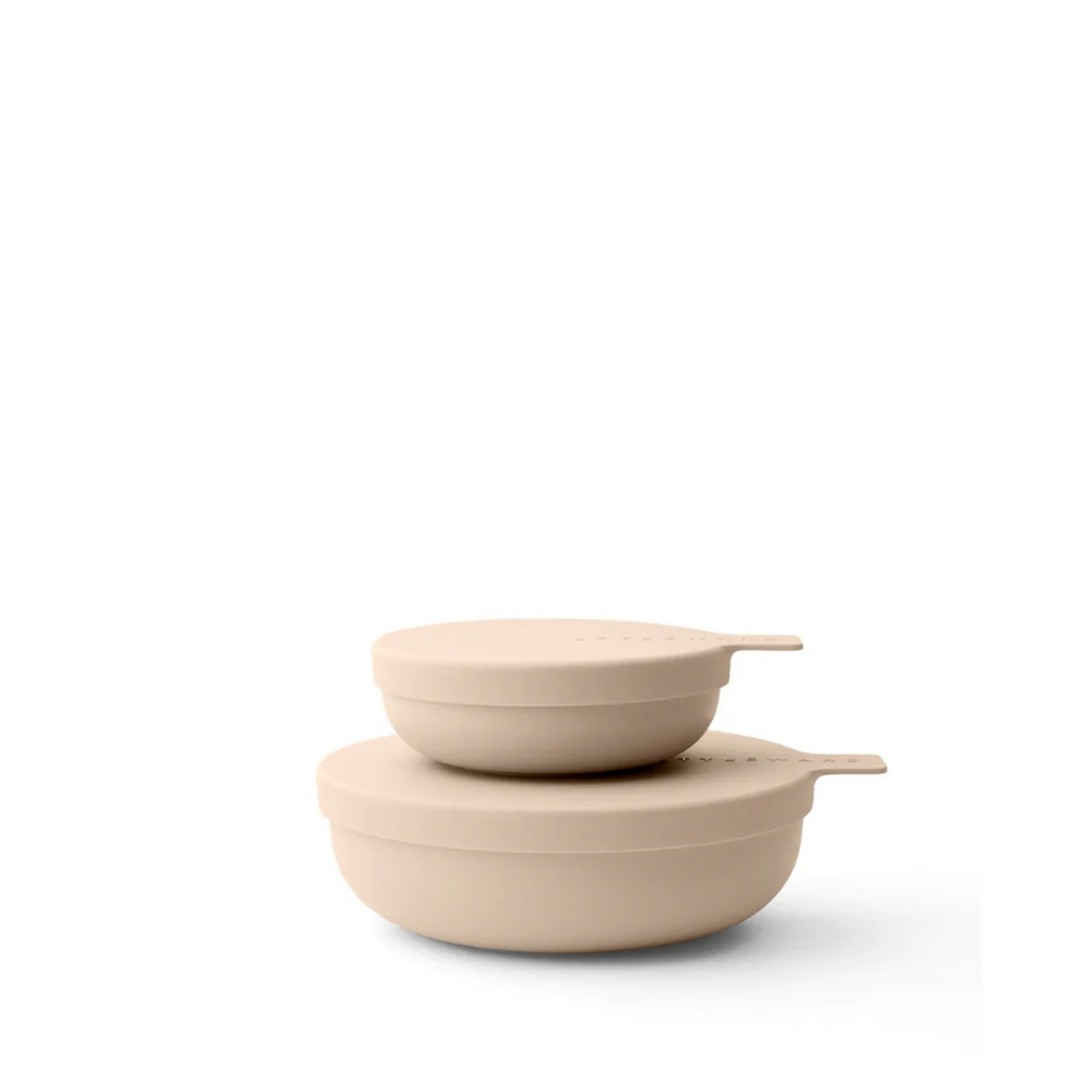 Styleware Nesting Bowl 2 Piece Set Biscotti | Merchants Homewares