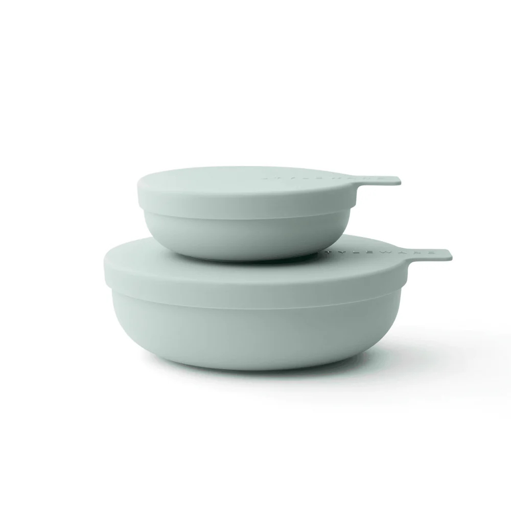 Styleware Nesting Bowl 2 Piece Set Eucalyptus | Merchants Homewares