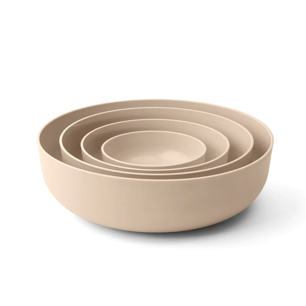 Styleware Nesting Bowl 4 Piece Set Biscotti Open | Merchants Homewares