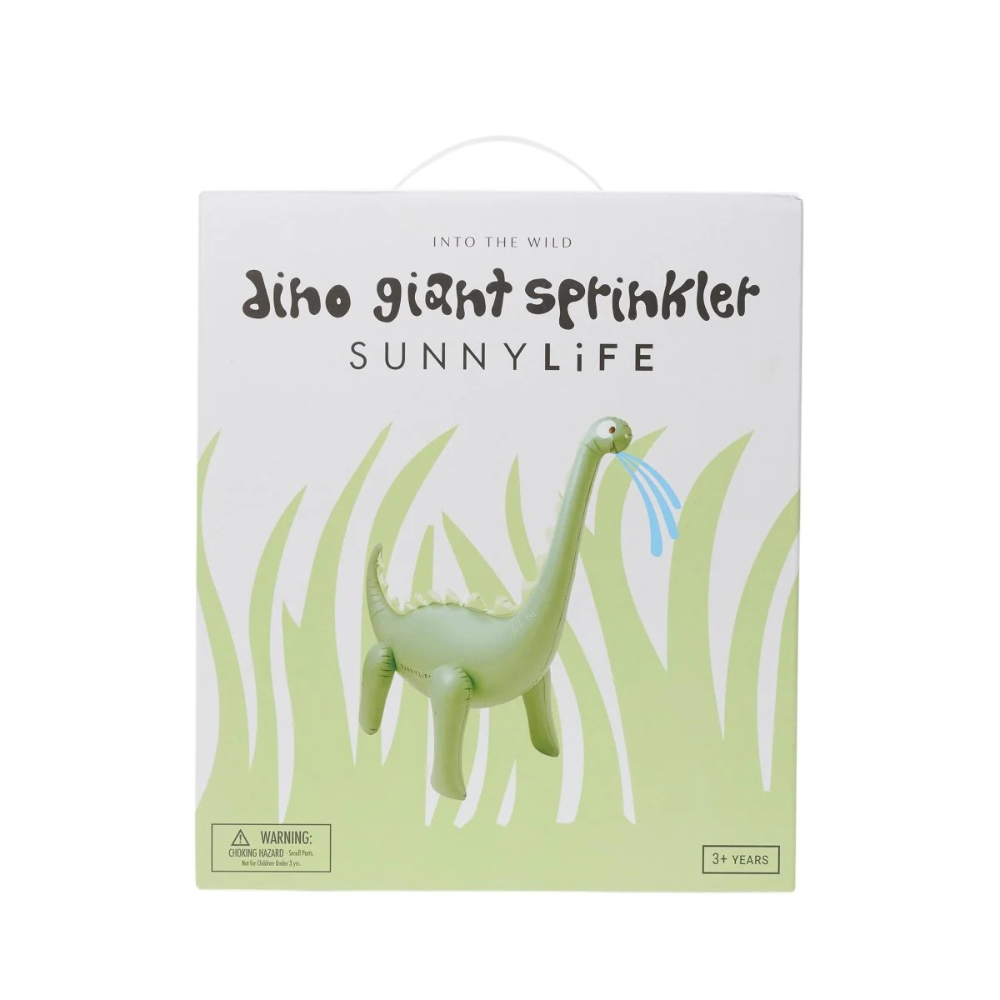 Sunnylife Inflatable Giant Sprinkler Khaki Dinosaur | Merchants Homewares