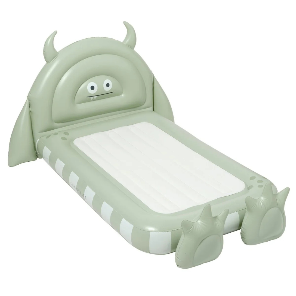 Sunnylife Kids Air Mattress Monster Sage | Merchants Homewares