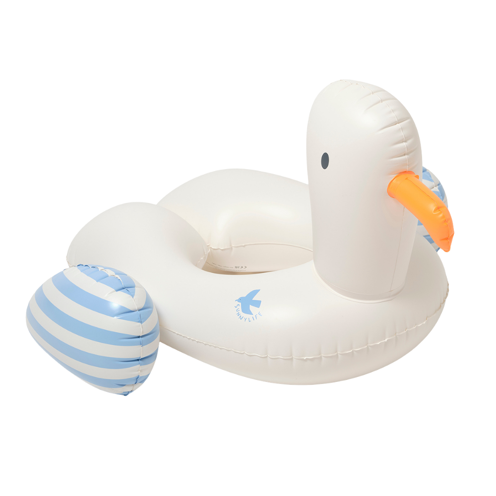 Sunnylife Kids Tube Pool Ring Sammy The Seagull | Merchants Homewares