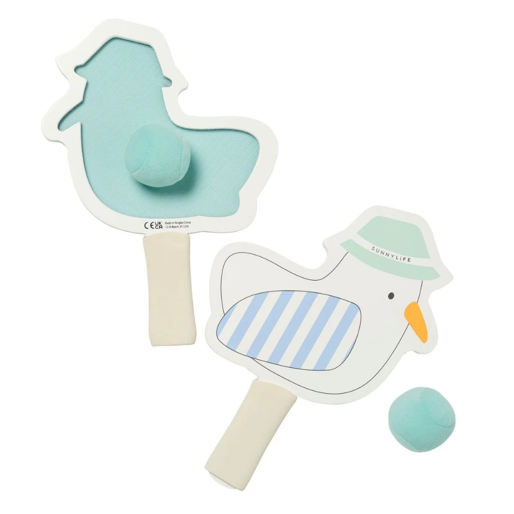 Sunnylife Kids Velcro Beach Bats Sammy The Seagull | Merchants Homewares