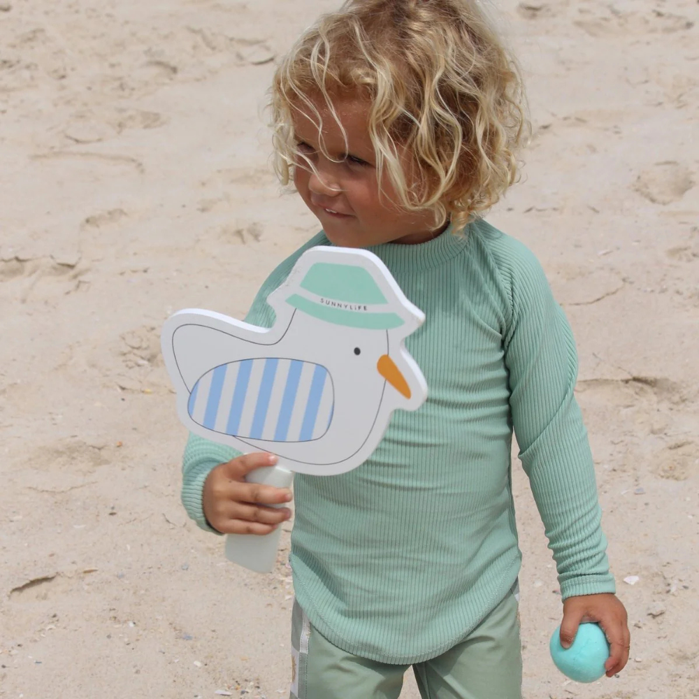 Sunnylife Kids Velcro Beach Bats Sammy The Seagull Lifestyle | Merchants Homewares