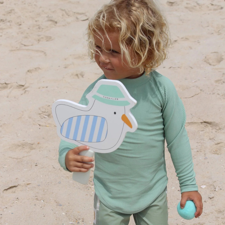 Sunnylife Kids Velcro Beach Bats Sammy The Seagull Lifestyle | Merchants Homewares
