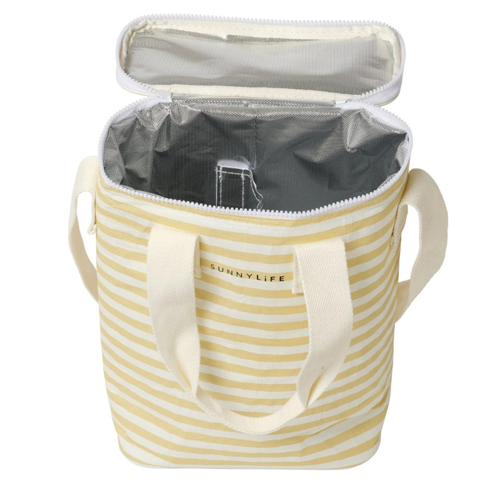 Sunnylife Light Cooler Drinks Bag Butternut Stripe | Merchant Homewares