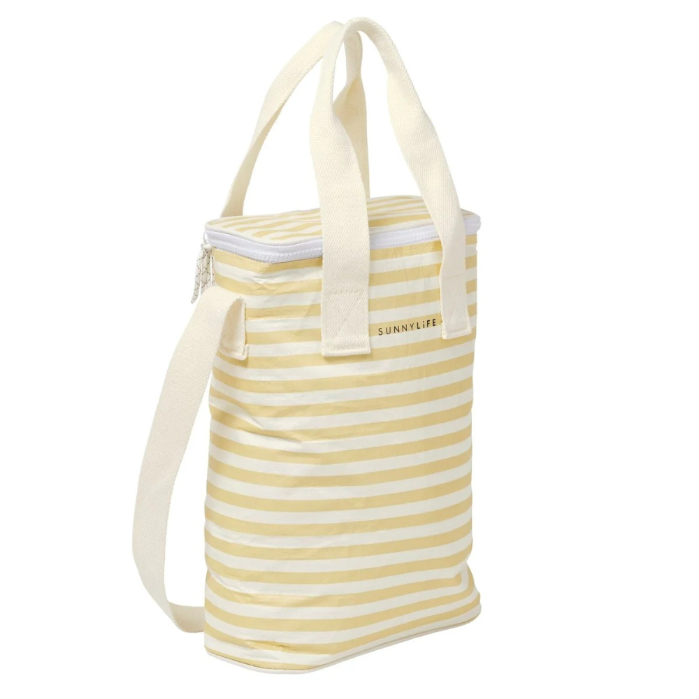 Sunnylife Light Cooler Drinks Bag Butternut Stripe | Merchant Homewares