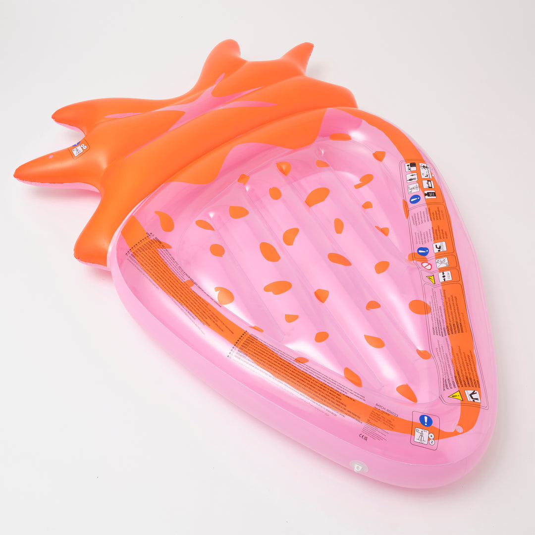 Sunnylife Luxe Lie-On Float Strawberry Pink Berry | Merchants Homewares