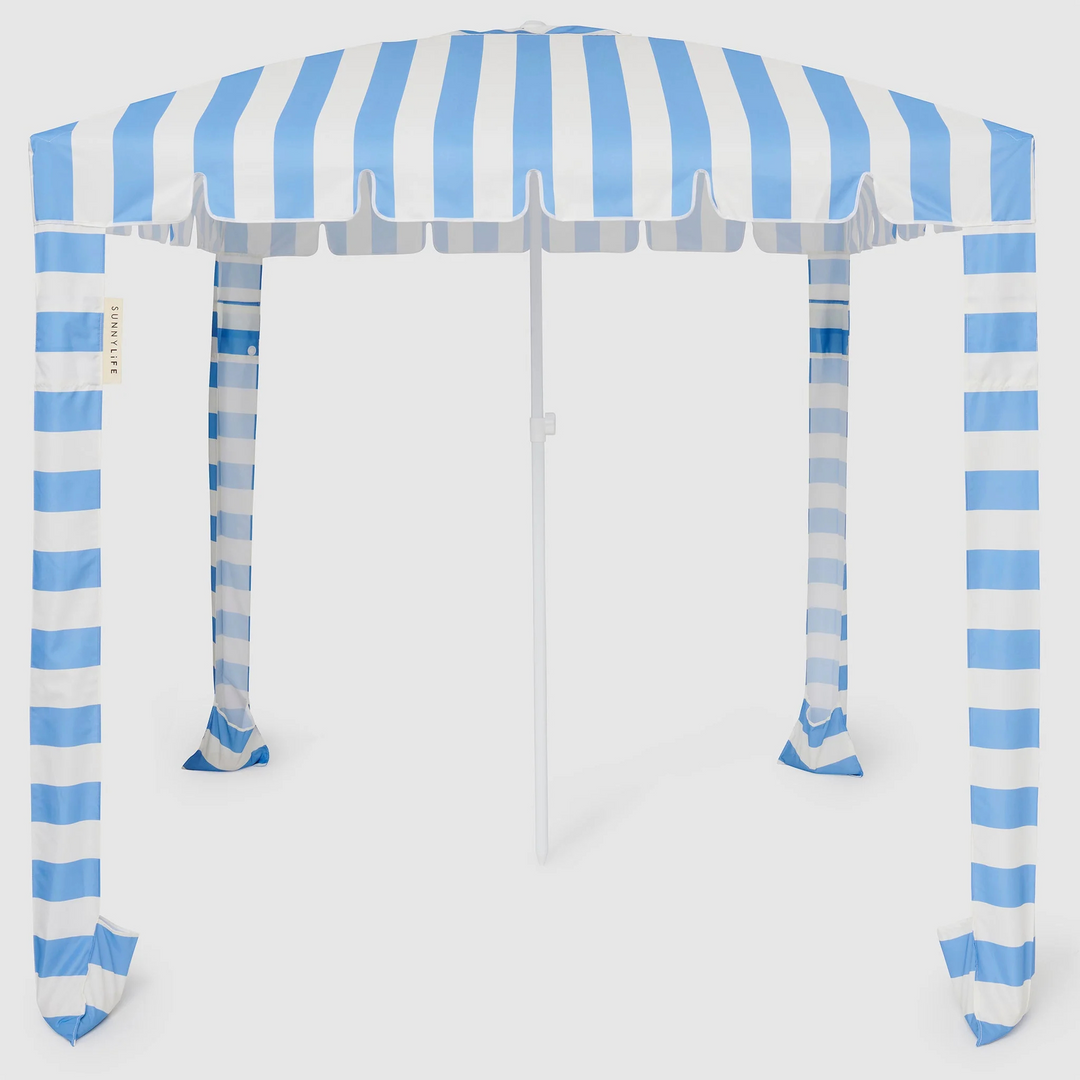 Sunnylife Beach Cabana Le Weekend Mid Blue Cream | Merchants Homewares