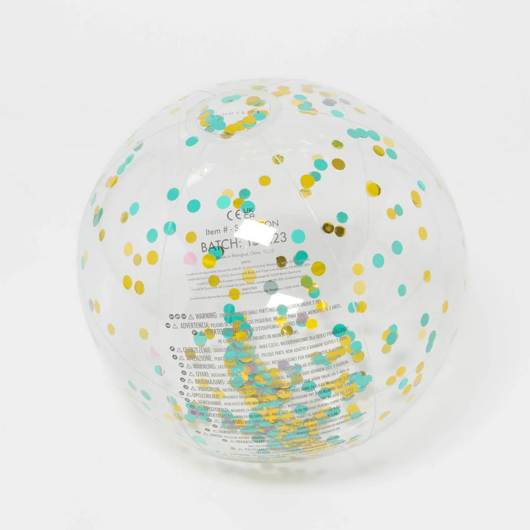 Sunnylife Inflatable Beach Ball Confetti Multi | Merchants Homewares