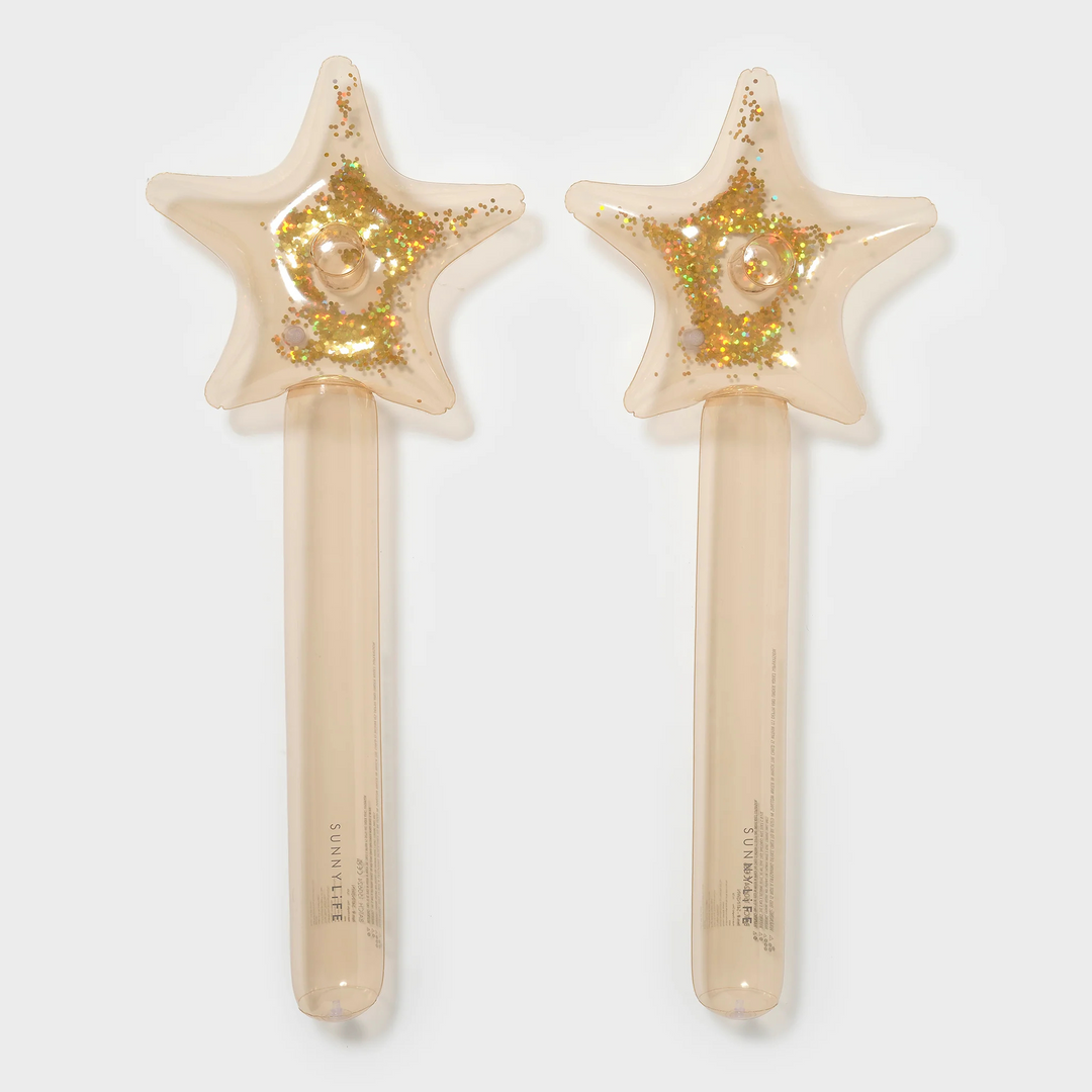 Sunnylife Kids Inflatable Star Wand Princess Swan Gold | Merchants Homewares