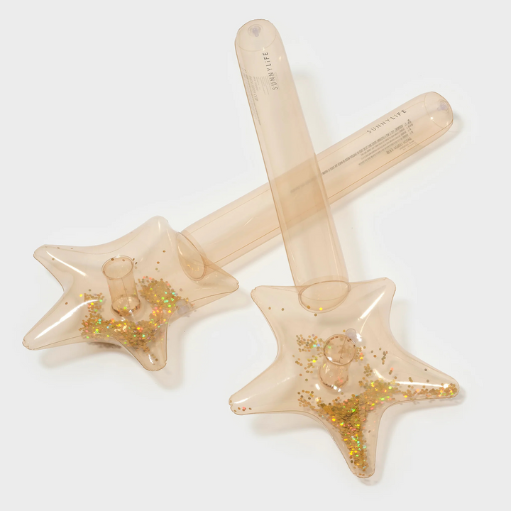 Sunnylife Kids Inflatable Star Wand Princess Swan Gold | Merchants Homewares
