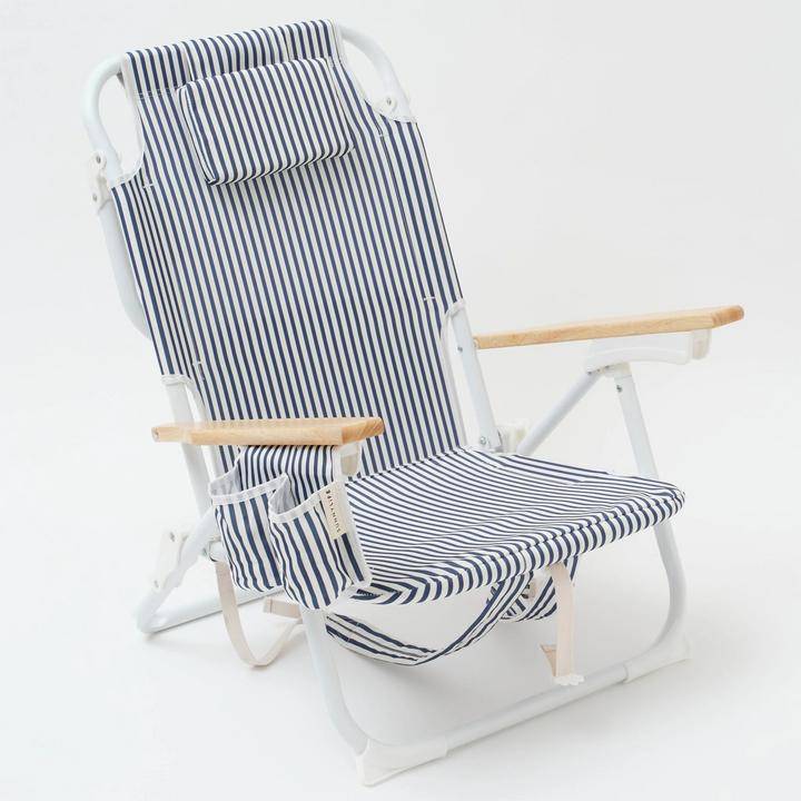Sunnylife Luxe Beach Chair The Resort Coastal Blue | Merchants Homewares