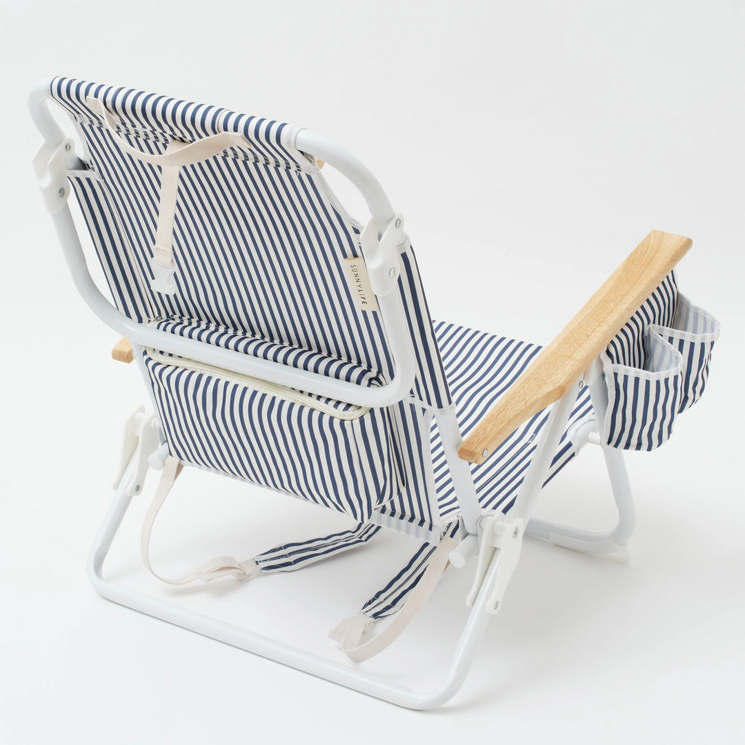 Sunnylife Luxe Beach Chair The Resort Coastal Blue | Merchants Homewares
