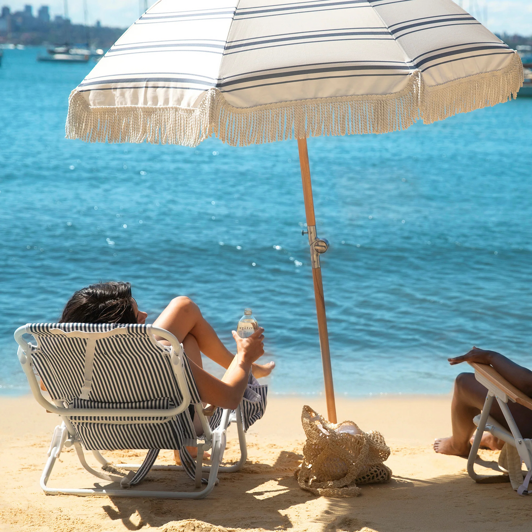 Sunnylife Luxe Beach Chair The Resort Coastal Blue Lifestyle | Merchants Homewares