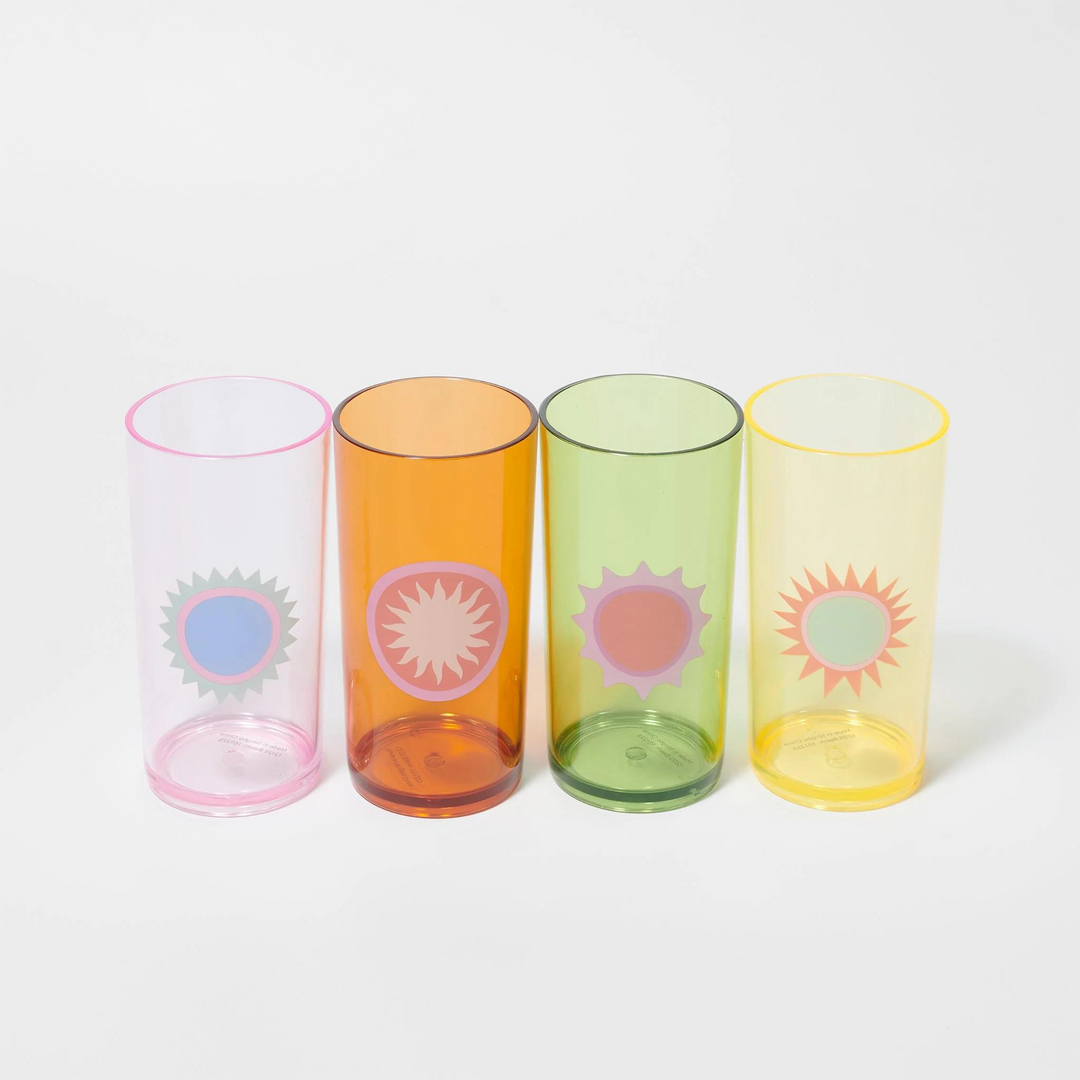 Sunnylife Poolside Tall Tumbler Rio Sun Multi | Merchants Homewares