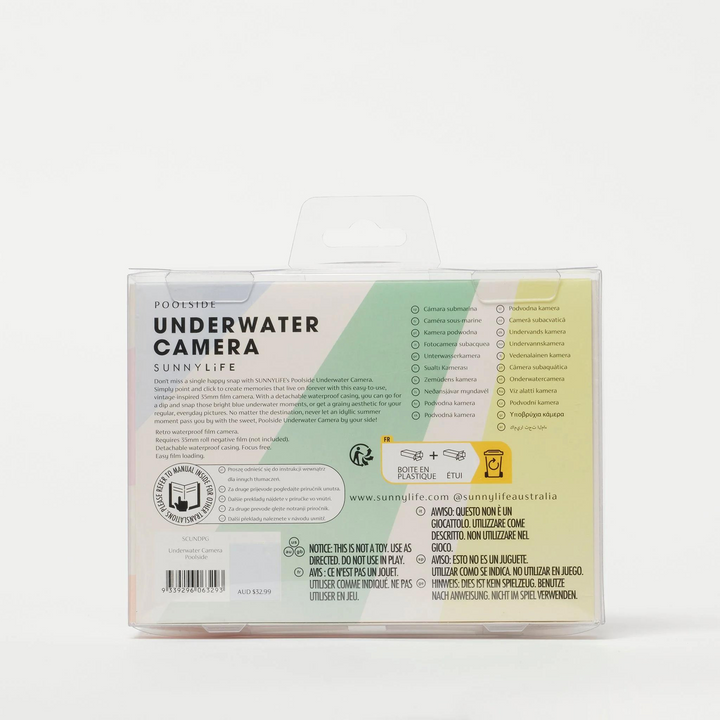 Sunnylife Underwater Camera Pool Side Pastel Gelato Packaged | Merchants Homewares
