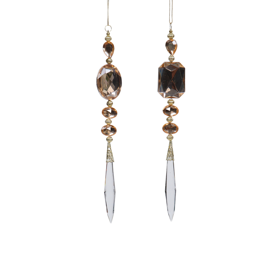 Swing Gifts Acrylic Single Jewel Decoration Gold Assorted | Merchants Homewares