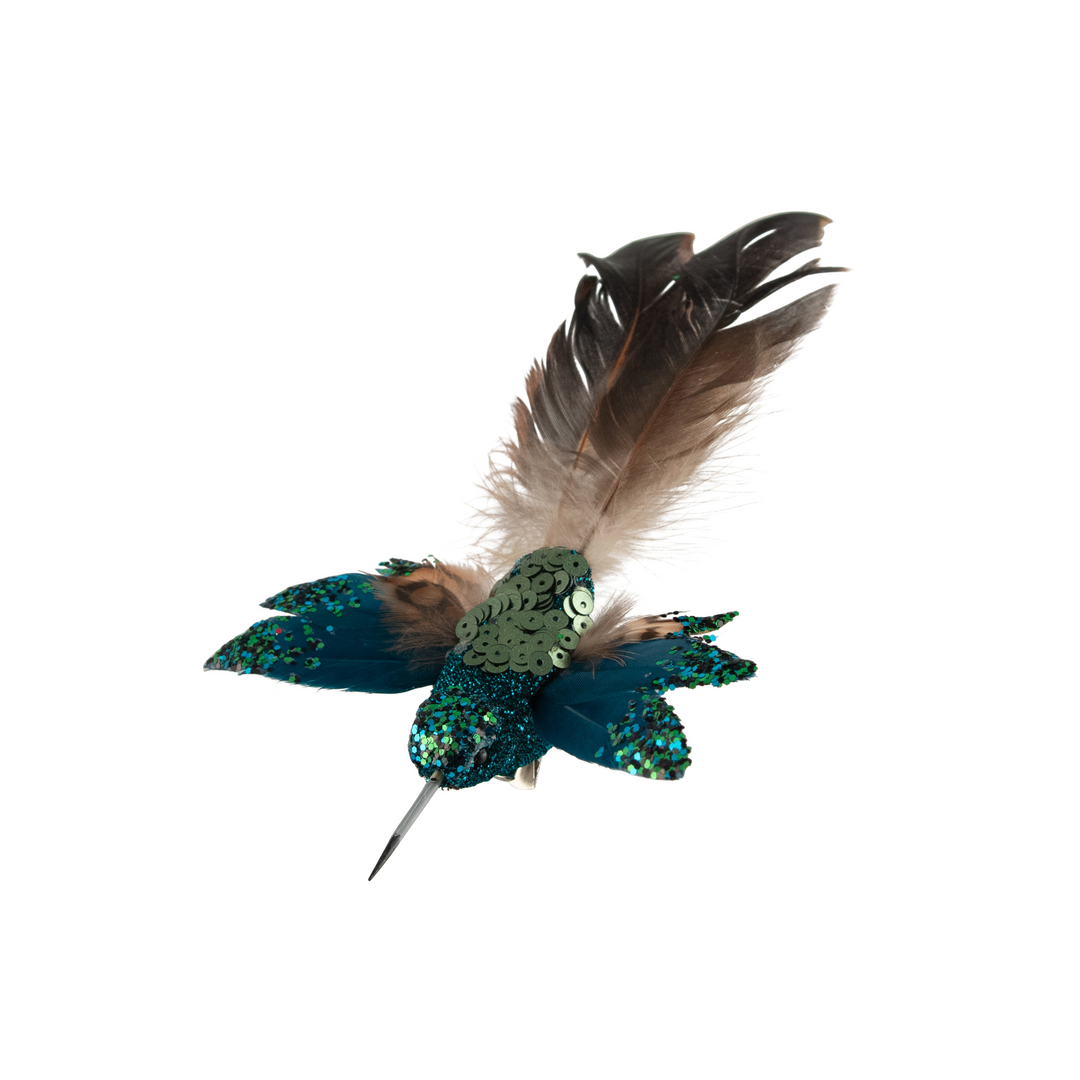 Swing Gifts Feather Hummingbird Emerald Green | Merchants Homewares