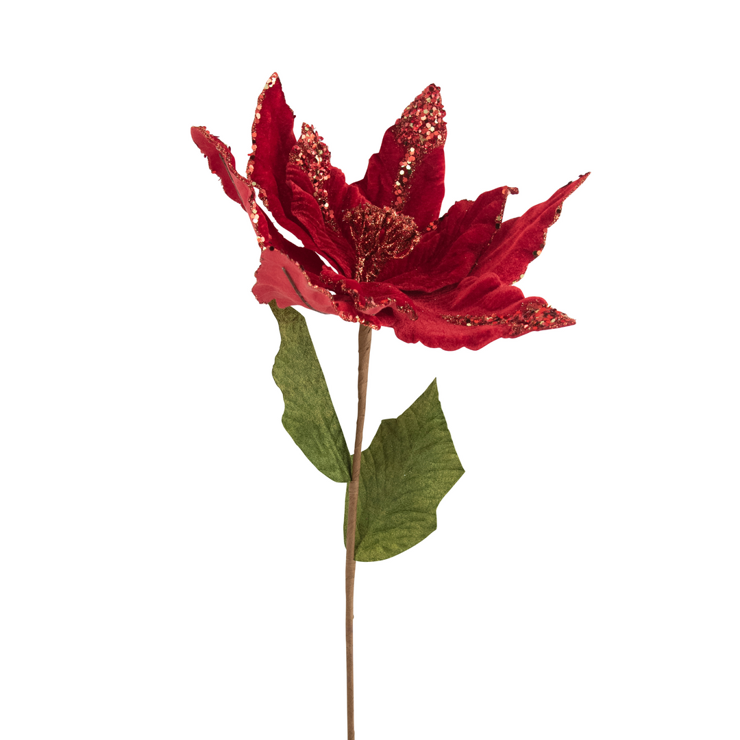 Swing Gifts Poly Poinsettia Stem Red | Merchants Homewares